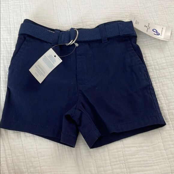 Ralph Lauren Blue Tailored Shorts with Belt - Picture 1 of 3